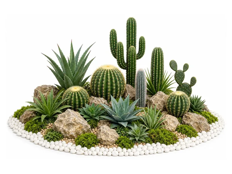Artificial potted plants