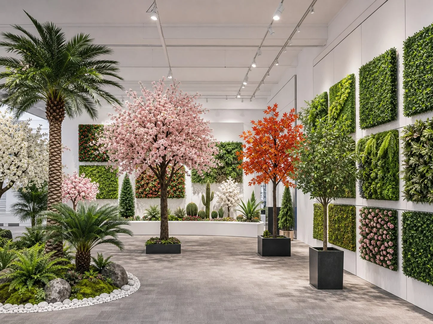 VerdaScapes commercial artificial landscape showroom